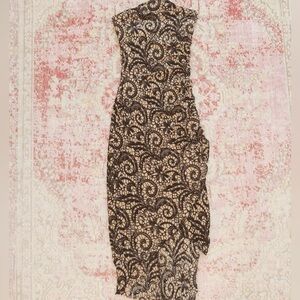 Women’s Elegant Y2K Strapless Black & Cream Dress